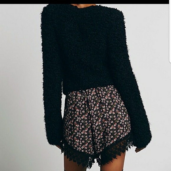 Free People fuzzy furry pullover - Picture 4 of 6